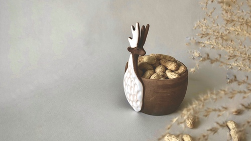 Миска с оленем фото 2