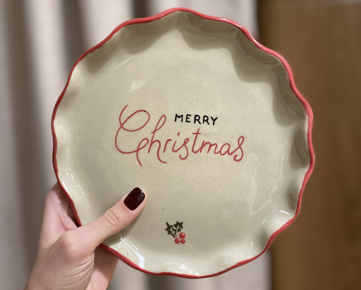 Новогодние тарелки 13+ фото 2